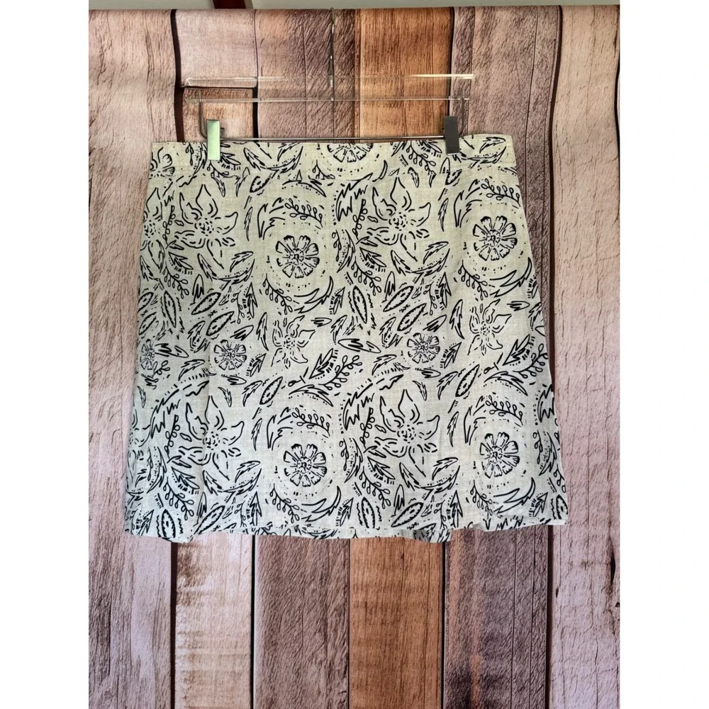 Rip Skirt Wrap Skort Floral Coastal Vacation Travel Adjustable Versatile Size XL - Picture 2 of 4